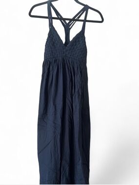 Adam Lippies NYC Navy Maxi Dress with Strappy Back
